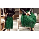 ミモレ丈総レーススカート | Amulet | 詳細画像6