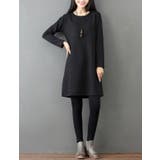 クルーネックチュニックレディースファッション春夏かわいい大人長袖上品ニット30代… | Amulet | 詳細画像11