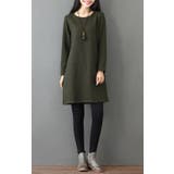 クルーネックチュニックレディースファッション春夏かわいい大人長袖上品ニット30代… | Amulet | 詳細画像12