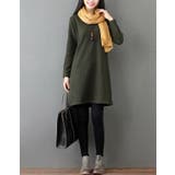 クルーネックチュニックレディースファッション春夏かわいい大人長袖上品ニット30代… | Amulet | 詳細画像14