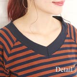ボーダーカットソー 韓国 ファッション | Amulet | 詳細画像14 