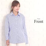 ストライプ長袖シャツ レディース シンプル | Amulet | 詳細画像8
