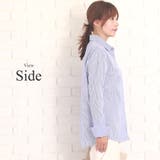 ストライプ長袖シャツ レディース シンプル | Amulet | 詳細画像9