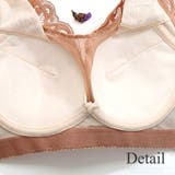 花柄レースブラジャー ノンワイヤー 下着 ブラ レディース 脇肉 ナイトブラ | Amulet | 詳細画像19 