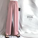 プリーツリラックスワイドパンツ ウエスト ゴム | Amulet | 詳細画像12