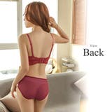 ノンワイヤーカップ付きビスチェブラジャー ショーツセット 上下セット | Amulet | 詳細画像13 