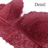 ノンワイヤーカップ付きビスチェブラジャー ショーツセット 上下セット | Amulet | 詳細画像14 