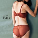 レースノンワイヤーブラジャー＆ショーツセット 可愛い おしゃれ ショーツ | Amulet | 詳細画像12 