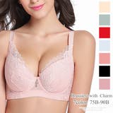 チャーム付きブラジャー単品 シンプル レース  可愛い きれいめ | Amulet | 詳細画像1 