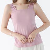 ピンク | ブラ紐隠しインナータンクトップ レディース 重ね着 | Amulet