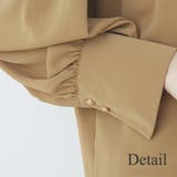 ギャザーシフォンブラウス オフィス シンプル 春 夏 秋 レディース | Amulet | 詳細画像19 