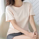 ベージュ | シンプル半袖Tシャツ おしゃれ 可愛い | Amulet