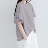 ラッフルスリーブブラウス フリル袖 シフォンブラウス | Amulet | 詳細画像14 