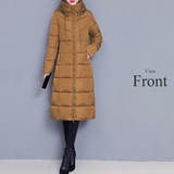 中綿ロングコート アウター カジュアル シンプル 秋 冬 レディース | Amulet | 詳細画像11