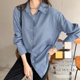 着痩せ長袖シャツ シンプル シャツ | Amulet | 詳細画像1 