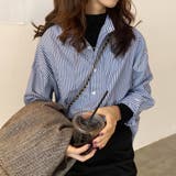 ストライプ長袖シャツ レディース シンプル | Amulet | 詳細画像4