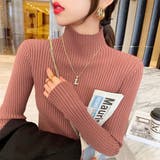 ハイネックリブニット 長袖 レディース | Amulet | 詳細画像13 