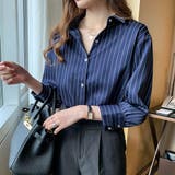 ストライプシンプルブラウス シャツ ブラウス | Amulet | 詳細画像7 