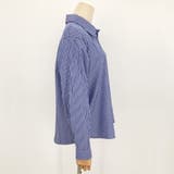 アシンメトリーストライプブラウス 長袖 レディース | Amulet | 詳細画像13 