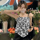 ギャザーキャミソール 大人可愛い カジュアル セクシー 普段着 春 夏 | Amulet | 詳細画像7 