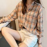 長袖チェックシャツ トップス 長袖 | Amulet | 詳細画像4 