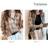 長袖チェックシャツ トップス 長袖 | Amulet | 詳細画像5 