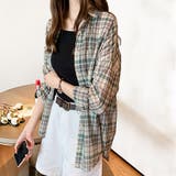 長袖チェックシャツ トップス 長袖 | Amulet | 詳細画像9 