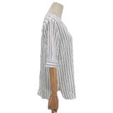 七分丈ストライプシャツ トップス シャツ | Amulet | 詳細画像13 