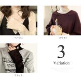 ハイネックシアーインナー シアートップス 立ち襟 | Amulet | 詳細画像5 