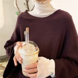 ホワイト | ハイネックシアーインナー シアートップス 立ち襟 | Amulet