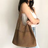 コーヒー | ニットトートバック レディース マチなし | Amulet