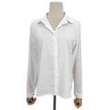 スキッパーブラウス レディース 長袖 無地 プルオン 通勤 シンプル きれい目 | Amulet | 詳細画像15 