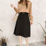 スキッパーブラウス レディース 長袖 無地 プルオン 通勤 シンプル きれい目 | Amulet | 詳細画像2 