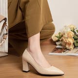 シンプルヒールパンプス レディース ヒール7cm | Amulet | 詳細画像3 