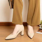 シンプルヒールパンプス レディース ヒール7cm | Amulet | 詳細画像9 