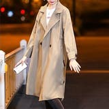 シンプルトレンチコート レディース アウター | Amulet | 詳細画像4 