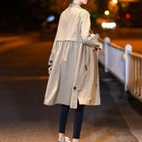 シンプルトレンチコート レディース アウター | Amulet | 詳細画像9 