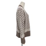 ダイヤ柄ニットカーディガン レディース 長袖 | Amulet | 詳細画像15 