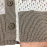 ダイヤ柄ニットカーディガン レディース 長袖 | Amulet | 詳細画像17 
