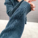 フリンジVネックニット レディース セーター | Amulet | 詳細画像15 