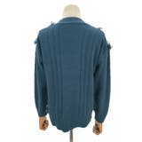 フリンジVネックニット レディース セーター | Amulet | 詳細画像18 