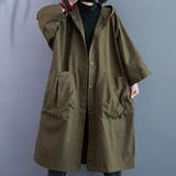 ビッグシルエットトレンチコート レディース ロング丈 | Amulet | 詳細画像4 