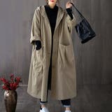 ビッグシルエットトレンチコート レディース ロング丈 | Amulet | 詳細画像6 