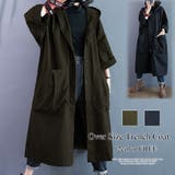 オーバーサイズトレンチコート レディース フード付き | Amulet | 詳細画像1 