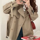 ハーフトレンチコート レディース アウター | Amulet | 詳細画像4 