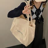 ビックサイズスクエアトートバッグ 大容量 A4サイズ収納可 | Amulet | 詳細画像2