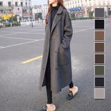 ロングチェスターコート レディース アウター | Amulet | 詳細画像1 