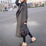 ロングチェスターコート レディース アウター | Amulet | 詳細画像16 