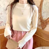 ホワイト | ハイネックプルオーバー レディース トップス | Amulet