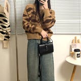 ツートンニットカーディガン レディース トップス | Amulet | 詳細画像10